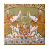 古代インドのVISHNU絵画の主のヒンズー教神 タイル (正面)