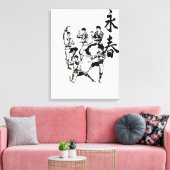 古代ウィングチュンカンフスクロールキャンバスプリント キャンバスプリント (インサイチュ (リビング))