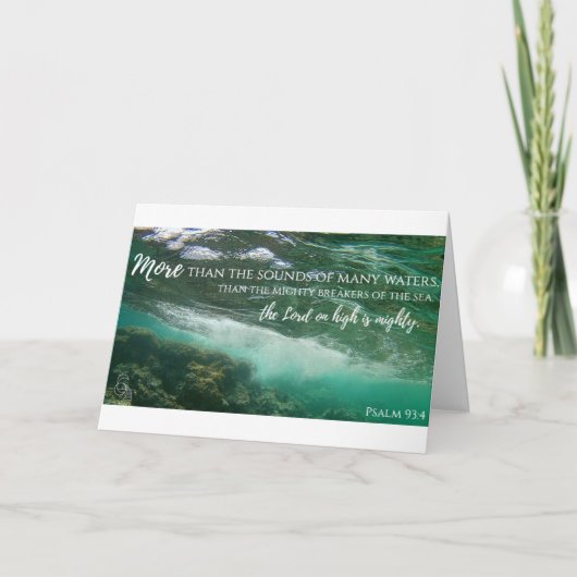 古代ウォーターズカード詩篇93:4 カード (正面)