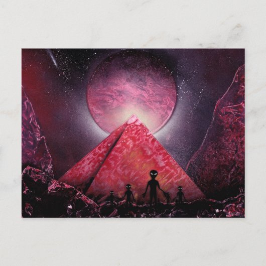 古代エイリアンはがき ポストカード (正面)