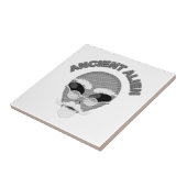 古代エイリアンヘッドニュースプリント タイル (側面)