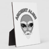 古代エイリアンヘッドニュースプリント フォトプラーク (側面)