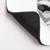 古代エイリアンヘッドニュースプリント マウスパッド (コーナー)