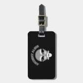 古代エイリアンヘッドニュースプリント ラゲッジタグ (正面縦)