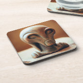 古代エイリアン像 コースター (左側)