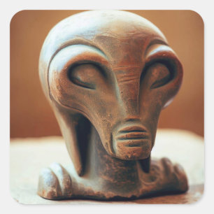 古代エイリアン像 スクエアシール