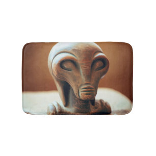 古代エイリアン像 バスマット