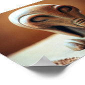 古代エイリアン像 ポスター (角)