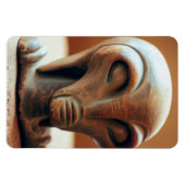 古代エイリアン像 マグネット (横)