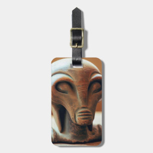 古代エイリアン像 ラゲッジタグ