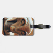 古代エイリアン像 ラゲッジタグ (裏面横)