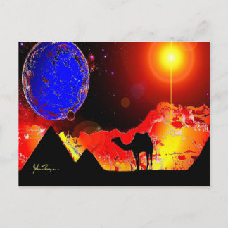 古代エイリアン遺跡のポストカード ポストカード