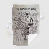 古代エイリアン、アヌビス ゴルフタオル (インサイチュ)