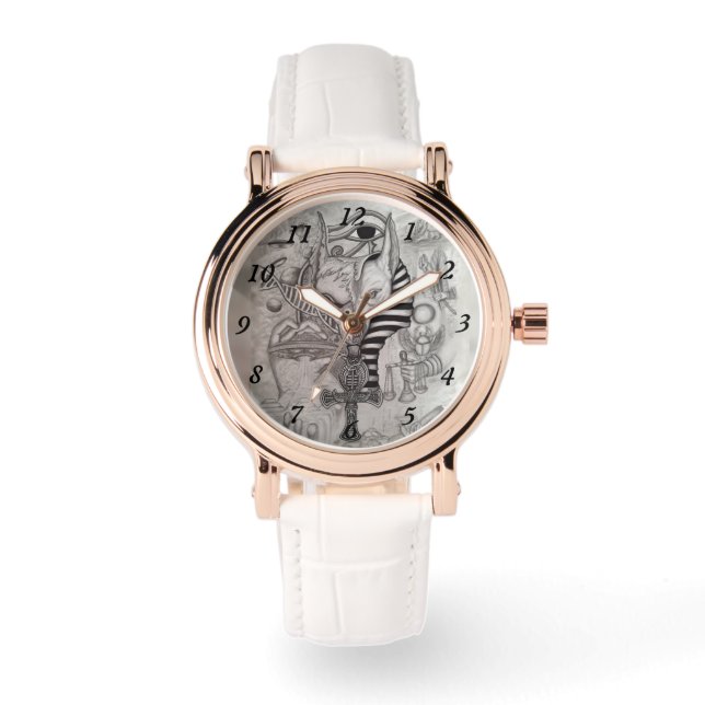 古代エイリアン、アヌビス 腕時計 (正面)