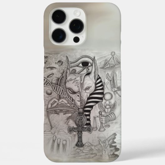 古代エイリアン、アヌビス Case-Mate iPhoneケース (裏面)