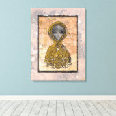 古代エイリアン キャンバスプリント (インサイチュ (ウッドフロア))