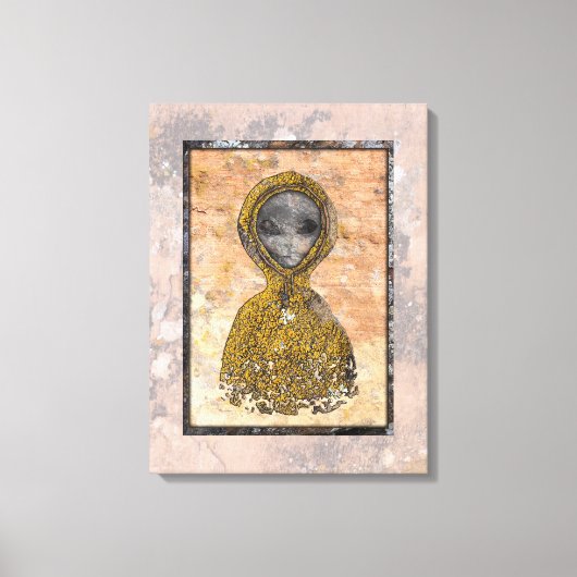 古代エイリアン キャンバスプリント (正面)