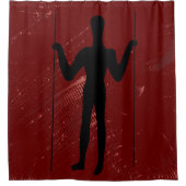 古代エイリアン – ジオグリフロングマン シャワーカーテン (正面)