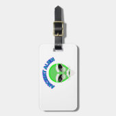 古代エイリアン ラゲッジタグ (正面縦)