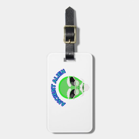 古代エイリアン ラゲッジタグ (正面縦)