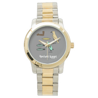 古代エギップの象形文字のエドワード名 腕時計