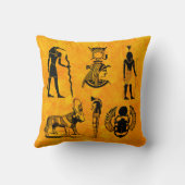 古代エジエレガントプトの象形記号 クッション (裏面)