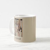 古代エジパーソナライズされたプト象形文字マグ コーヒーマグカップ (正面左)