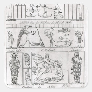 古代エジプトおよびペルシャ語 スクエアシール