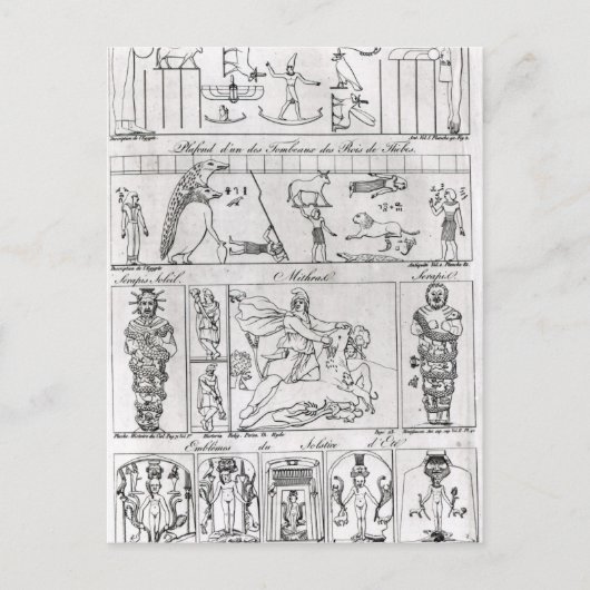 古代エジプトとペルシャ ポストカード (正面)