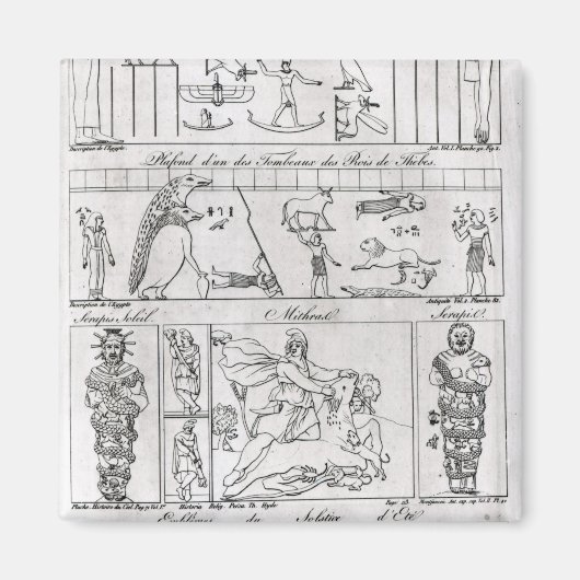 古代エジプトとペルシャ マグネット (正面)