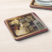 古代エジプトのお守りのコースターの箱 コースター (左側)