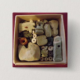 古代エジプトのお守りの箱、バッジ 缶バッジ