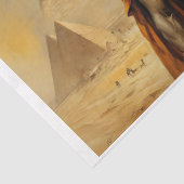 古代エジプトのアヌビス神とピラミッド – 薄葉紙 (詳細)