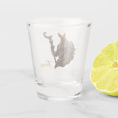 古代エジプトのアヌビス。 ショットグラス (裏面)