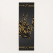 古代エジプトのアヌビス。 ヨガマット (裏面)