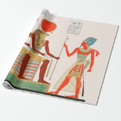 古代エジプトのアートパターンラッピング紙 ラッピングペーパー (アンロールド)
