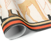 古代エジプトのアートパターンラッピング紙 ラッピングペーパー (ロールコーナー)