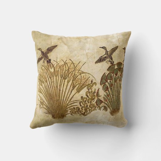 古代エジプトのウォールアート装飾用クッション クッション (裏面)