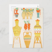 古代エジプトのウーン シーズンポストカード (正面/裏面)