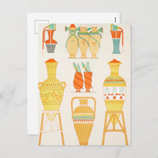 古代エジプトのウーン シーズンポストカード (正面/裏面)