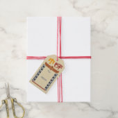 古代エジプトのエジプトのグラフィックコラージュ ギフトタグ (より糸付き)