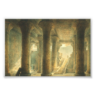 古代エジプトのエスナ神殿 フォトプリント