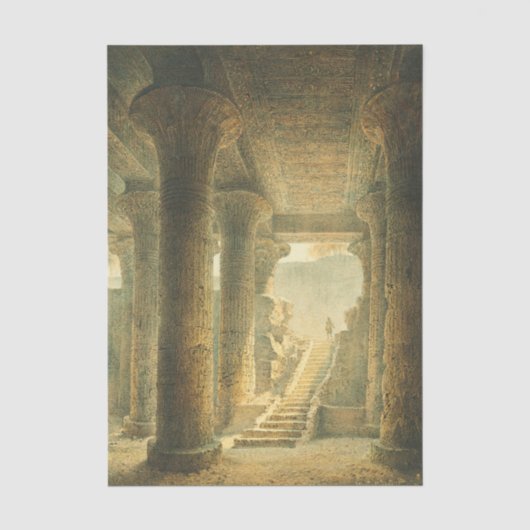 古代エジプトのエスナ神殿 薄葉紙 (正面)