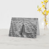 古代エジプトのオベリスクの建設 カード (黄色い花)