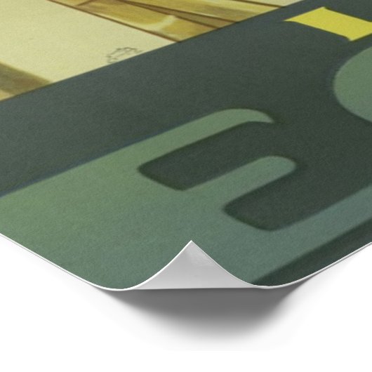 古代エジプトのクイーンヴィンテージルクソール旅行 ポスター (角)