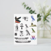 古代エジプトのシンボル ポストカード (スタンド正面)