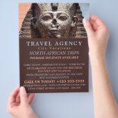 古代エジプトのスフィンクス,カイロ,旅行代理店 チラシ (手)