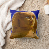 古代エジプトのスフィンクスatギザアートデザイン クッション (ブランケット)