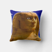 古代エジプトのスフィンクスatギザアートデザイン クッション (裏面)