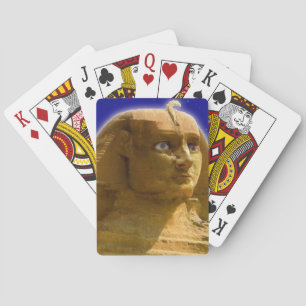 古代エジプトのスフィンクスatギザアートデザイン トランプ